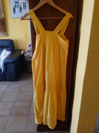 Vestido amarillo tirantes