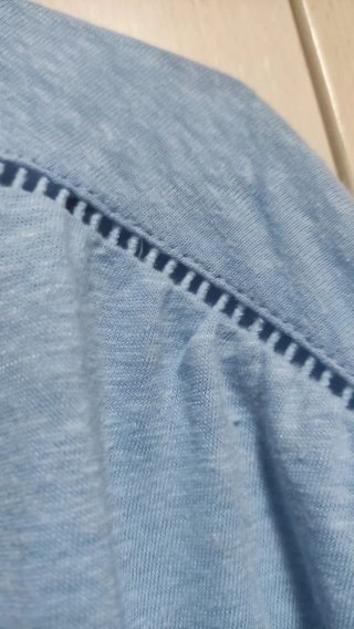 Camiseta Mango Azul Talla XS