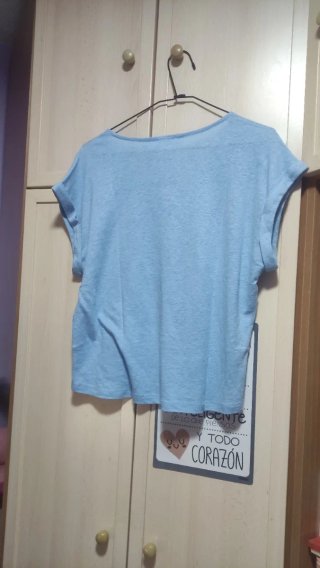 Camiseta Mango Azul Talla XS