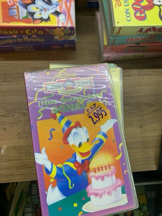 Lote 3 VHS Disney Clásicos (Español)