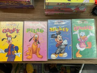 Lote 3 VHS Disney Clásicos (Español)