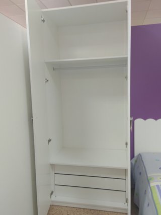 Dormitorio Juvenil Blanco y Moka,NUEVO EXPOSICIÓN