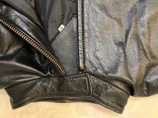 Chaqueta de cuero negra Talla XL y M