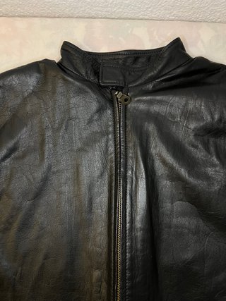 Chaqueta de cuero negra Talla XL y M