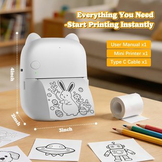 Mini Impresora Térmica AI Portátil