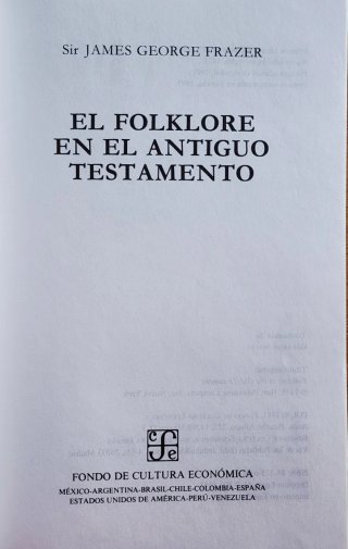 El Folklore en el Antiguo Testamento