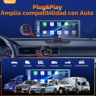 Pantalla Carplay Android Auto Coche