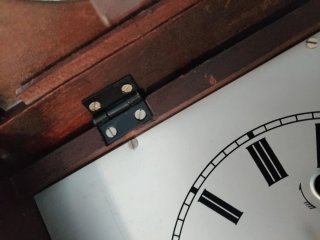 Reloj de pared madera con llave