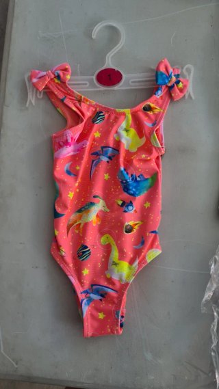 Bañador niña dinosaurios talla 1