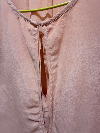 Blusa Uterqüe rosa manga larga