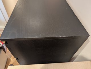 Cómoda Malm Ikea Negro-Marrón 5 Cajones