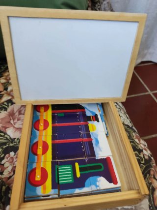 4 Puzles Magnéticos Trenes
