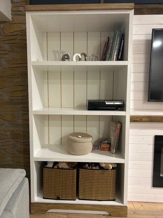 Estantería Blanca Rústica Madera