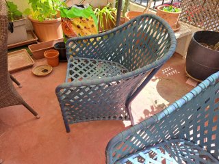 Juego de 2 Sillas de Exterior