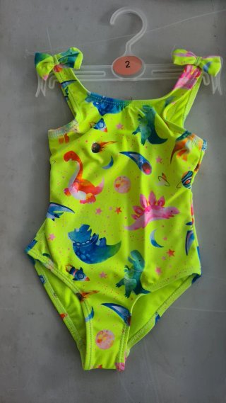 Bañador niña dinosaurios talla 2