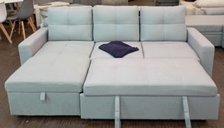 Sofá Cama, ·PAU Tela·, Gris, ·Cómodo. ¡EN OFERTA!