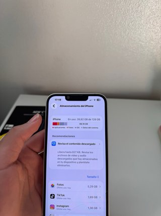 iPhone 13 Blanco 128GB 79% Batería