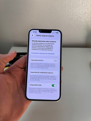 iPhone 13 Blanco 128GB 79% Batería