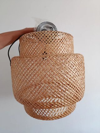 Lámpara de techo IKEA SINNERLIG bambú