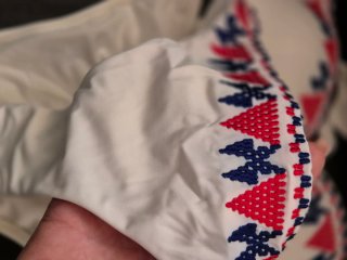 Bikini blanco con bordado