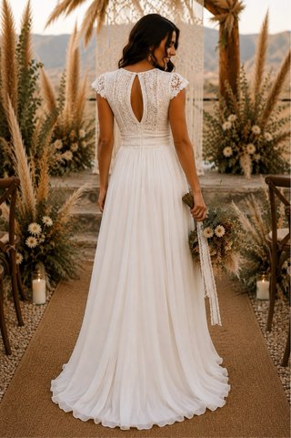 Vestido de Novia Blanco Encaje