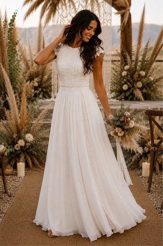 Vestido de Novia Blanco Encaje