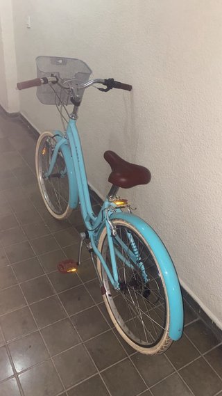Urge venta- bajada precio, bici de paseo azul