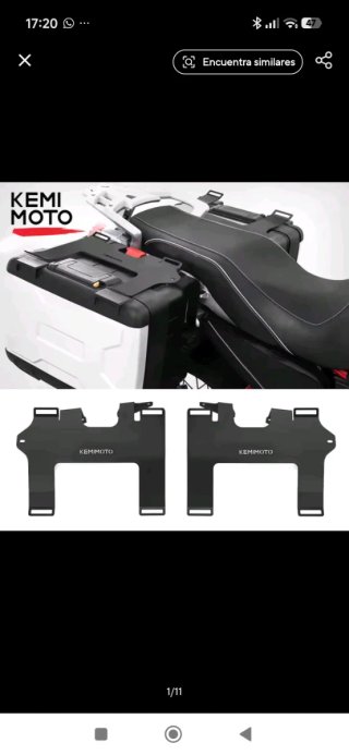 Rieles portaequipajes para BMW GS 1200 2012