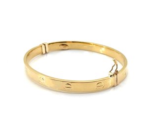Pulsera Oro 18K Tipo Cartier Love
