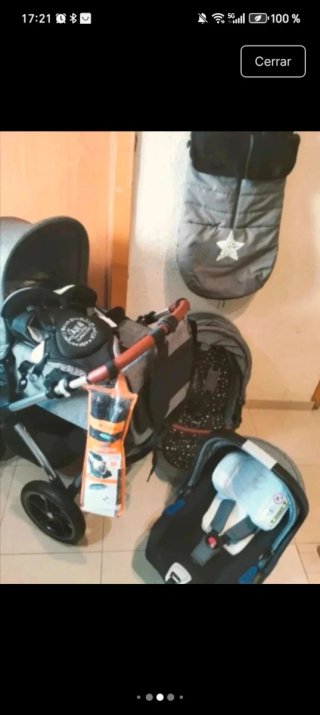 Carrito Bebé Jane Kawai 4 piezas + Accesorios