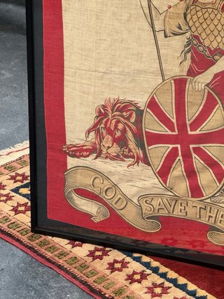 PENDON VICTORIANO INGLES “GOD SAVE THE QUEEN”