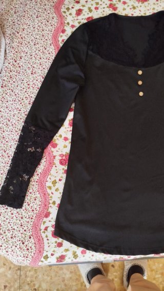 2 Camisetas Manga Larga T L Mujer.