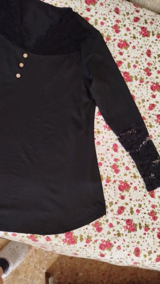 2 Camisetas Manga Larga T L Mujer.