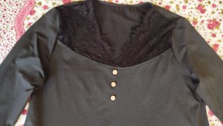 2 Camisetas Manga Larga T L Mujer.
