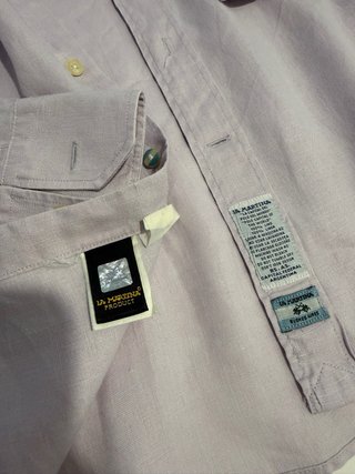 Camisa La Martina Talle L Rosa