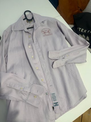 Camisa La Martina Talle L Rosa