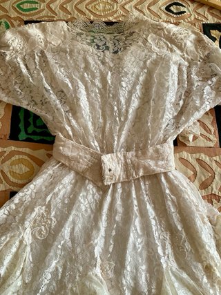 Vestido Novia Hippie Encaje Blanco