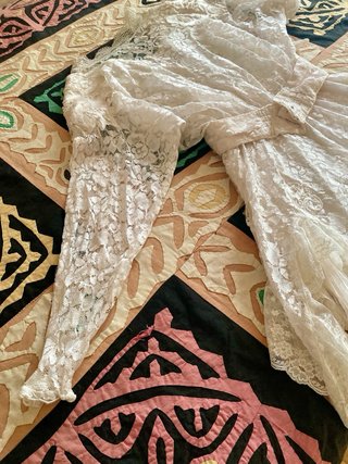 Vestido Novia Hippie Encaje Blanco