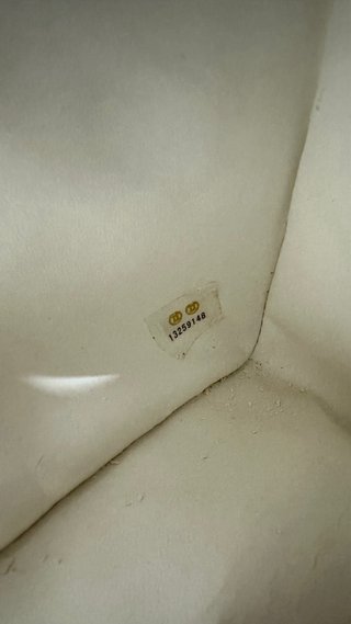 Bolso Chanel Clásico Blanco y Dorado