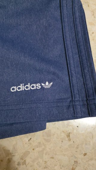 Adidas M Baggy Fit Shorts Deportivos Azules