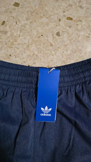 Adidas M Baggy Fit Shorts Deportivos Azules