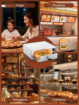 Horno eléctrico pizza sobremesa hasta 30cm NUEVO