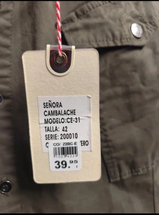 Vestido Verano Mujer Cambalache Talla 42