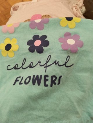 Camiseta infantil Bluey flores