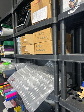 8 estanterias de plástico resistente desmontable