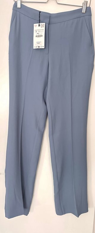 ZARA pantalon recto azul Talla S NUEVO