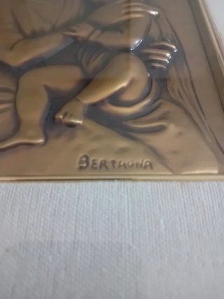 Bassorilievo Rame Sbalzato-Aldo Bertagna-49X40