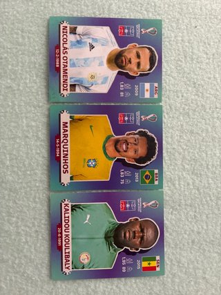 3 Cromos Mundial Qatar 2022
