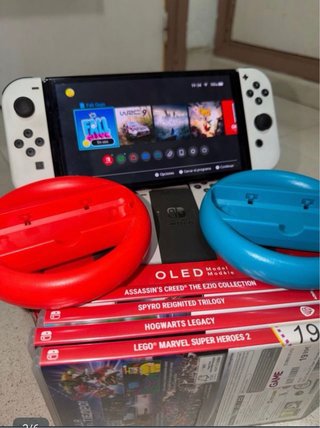 Nintendo Switch OLED Blanca