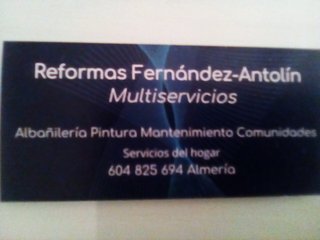 Reformas, albañil, manitas Almería